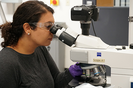 Kiani, pictured here, said research she conducted while at UC Merced mimicked what she now does at LLNL.