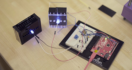 A prototype of the diagnostic machine