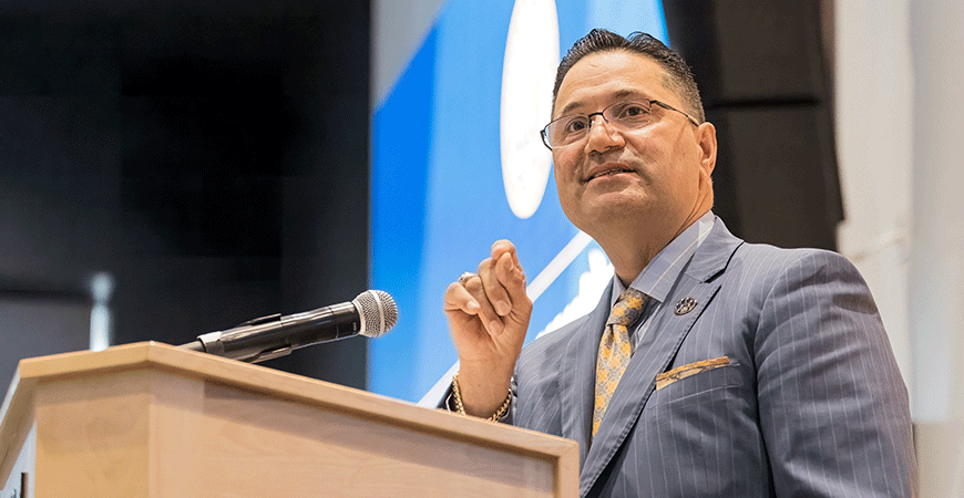 Chancellor Juan Sánchez Muñoz outlined the progress UC Merced has achieved across many fields.