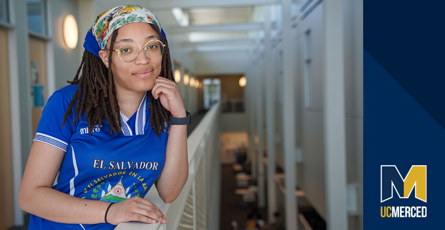 UC Merced student Taliyah Miller poses for photo